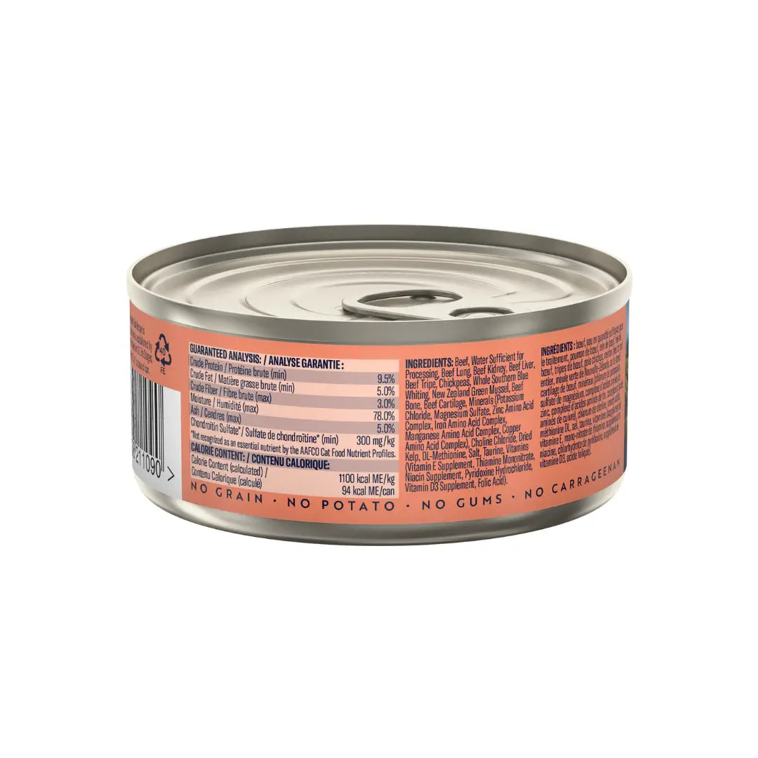 ZIWI Beef with South Pacific Fish Wet Cat Food 85g