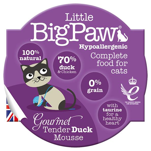 Llitte Big Paw Tender Duck Mousse 3pk