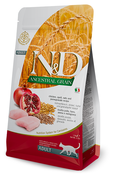 Farmina N&D Ancestral Grain Feline Chicken & Pomegranate