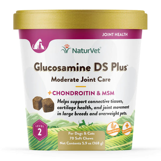 NATURVET® GLUCOSAMINE DS™ SOFT CHEWS FOR CATS & DOGS