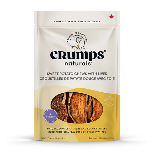 Crump's Natural Sweet Potato And Liver Chews Dog 612g