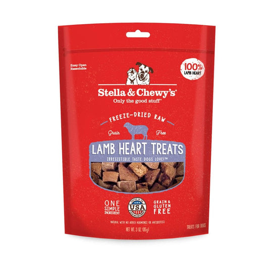 STELLA & CHEWY'S® SINGLE INGREDIENT DOG TREATS LAMB HEART 3 OZ