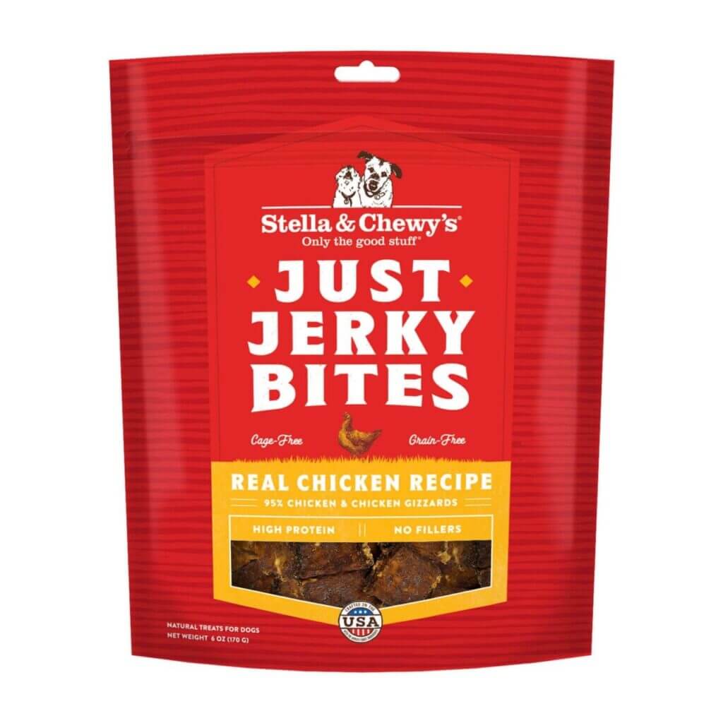 STELLA & CHEWY'S® JUST JERKY BITES REAL CHICKEN RECIPE DOG TREAT 6 OZ