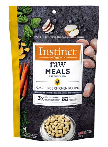 Instinct Raw Freeze Dried Meals Real Chicken Dog 25oz