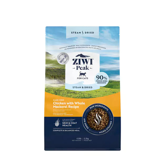 ZIWI Peak Steam Dried Chicken with Whole Mackerel Cat