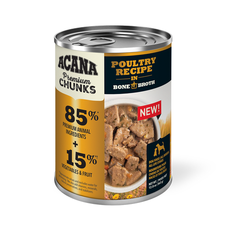 Acana Premium Chunks Poultry Recipe Dog Wet Food*3pk