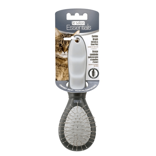 Le Salon Essentials Cat Bristle/Steel Pin Combo Brush - Small