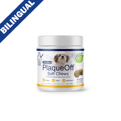 NaturVet® ProDen Plaque Off® Small & Medium Breed Soft Chew for Dogs (45ct)