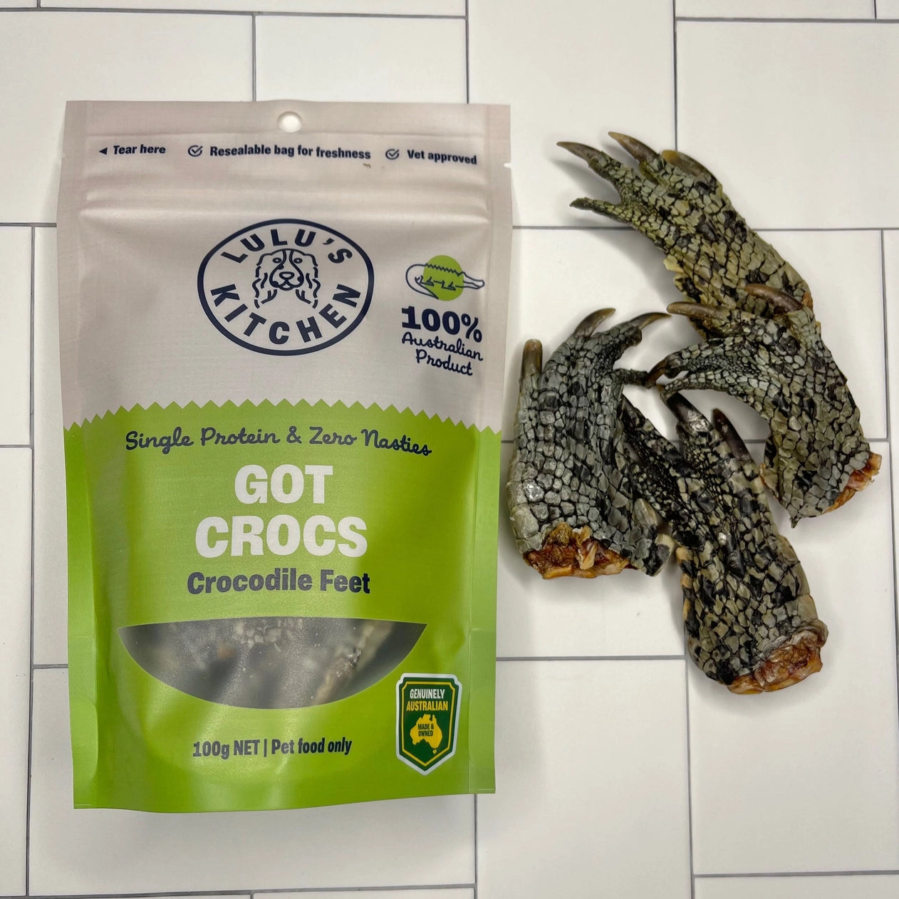 Lulu's kitchen - GOT CROCS - Crocodile Feet 100g