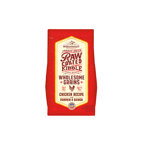 Stella & Chewy's® Grass-Fed Chicken Recipe With Pumpkin & Quinoa Raw Coated Kibble Wholesome Grains Dry Dog Food