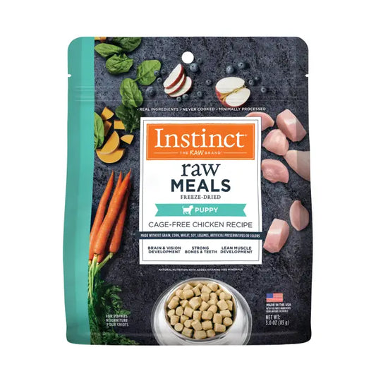 Instinct Freeze-Dried Raw Meals Grain-Free Puppy Food Chicken Recipe