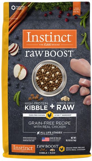 Instinct Raw Boost Grain Free With Real Chicken Dog