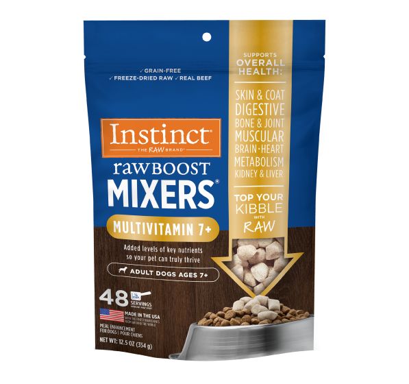 Instinct Raw Boost Mixers Grain Free Multivitamin Topper 7+ Senior Dog