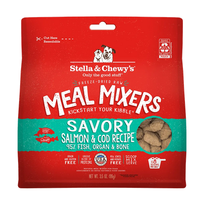 STELLA & CHEWY'S® SAVORY SALMON & COD MEAL MIXERS FOR DOGS