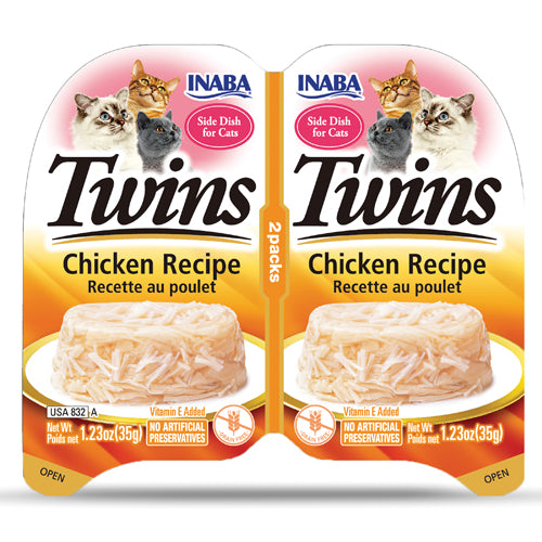 Inaba Cat Twins - Chicken Recipe 70g 3pk