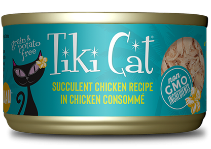 TIKI CAT® SUCCULENT CHICKEN RECIPE IN CHICKEN CONSOMMÉ WET CAT FOOD