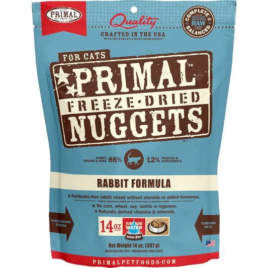 Primal Freeze Dried Rabbit Nuggets Cat