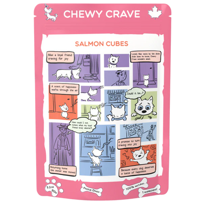 Chewy Crave Salmon Cubes 90g