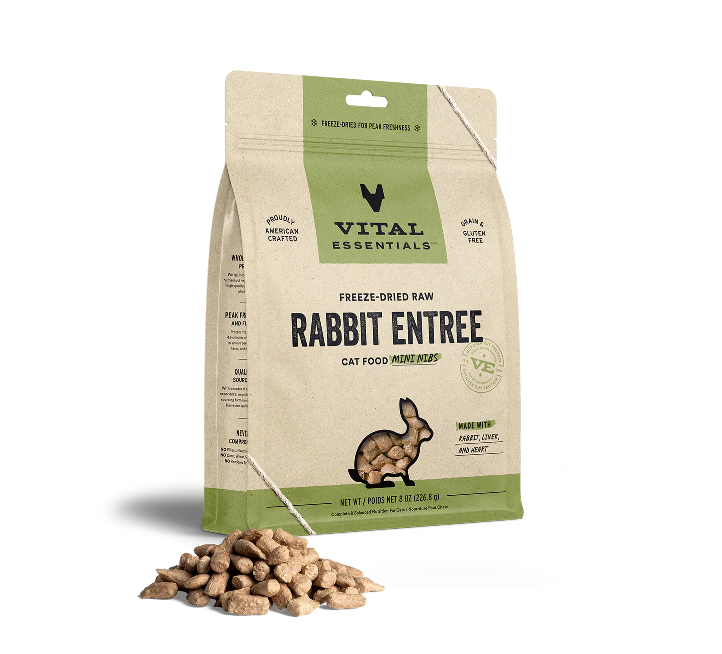 VE FDR Rabbit Mini Nibs Cat Food