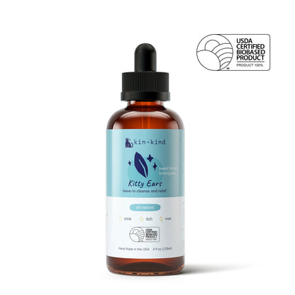 Kin + Kind Natural Kitty Ear Cleaner 4oz
