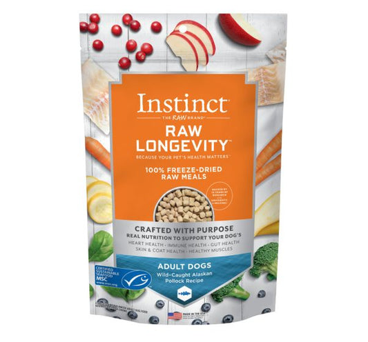 Instinct Raw Freeze-Dried Meals Pollock Dog