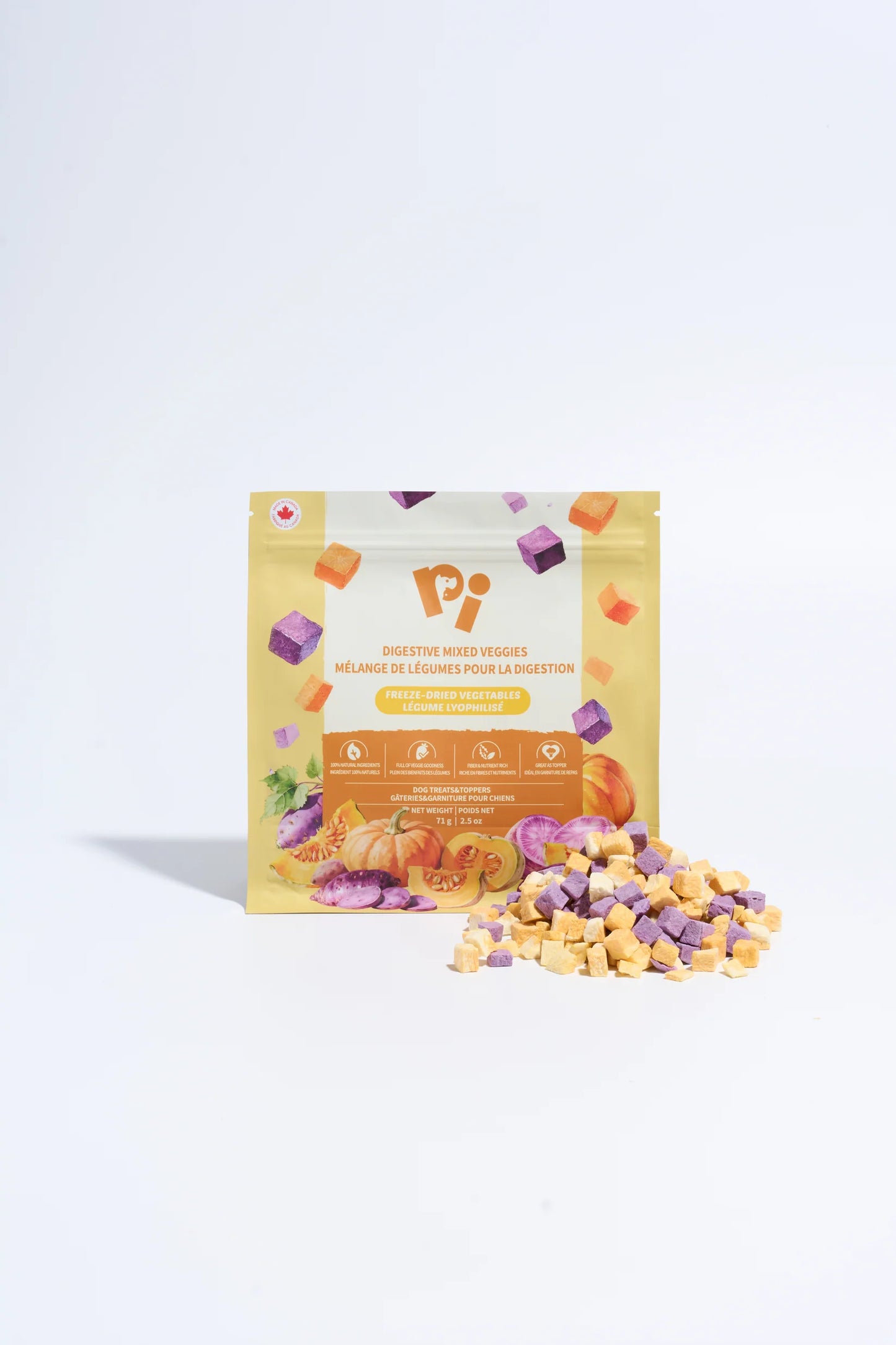 PiPet - DIGESTIVE MIXED VEGGIES 71G