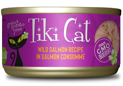 TIKI CAT® WILD SALMON RECIPE IN SALMON CONSOMMÉ WET CAT FOOD