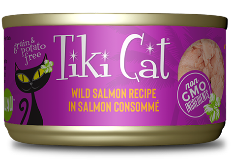 TIKI CAT® WILD SALMON RECIPE IN SALMON CONSOMMÉ WET CAT FOOD