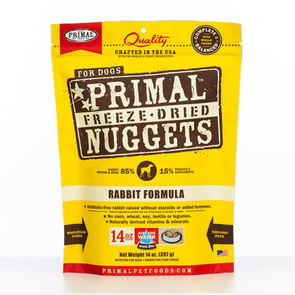 Primal Freeze Dried Rabbit Nuggets Dog