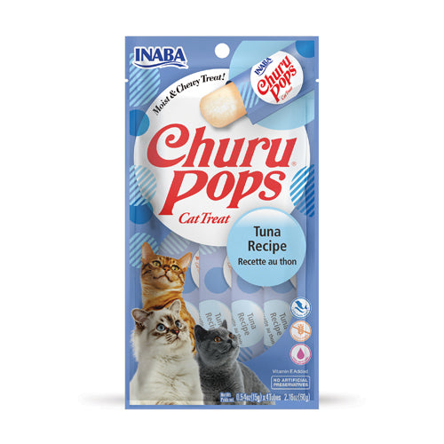 Inaba Cat Churu - Pops - Tuna Recipe 14g - 3pk