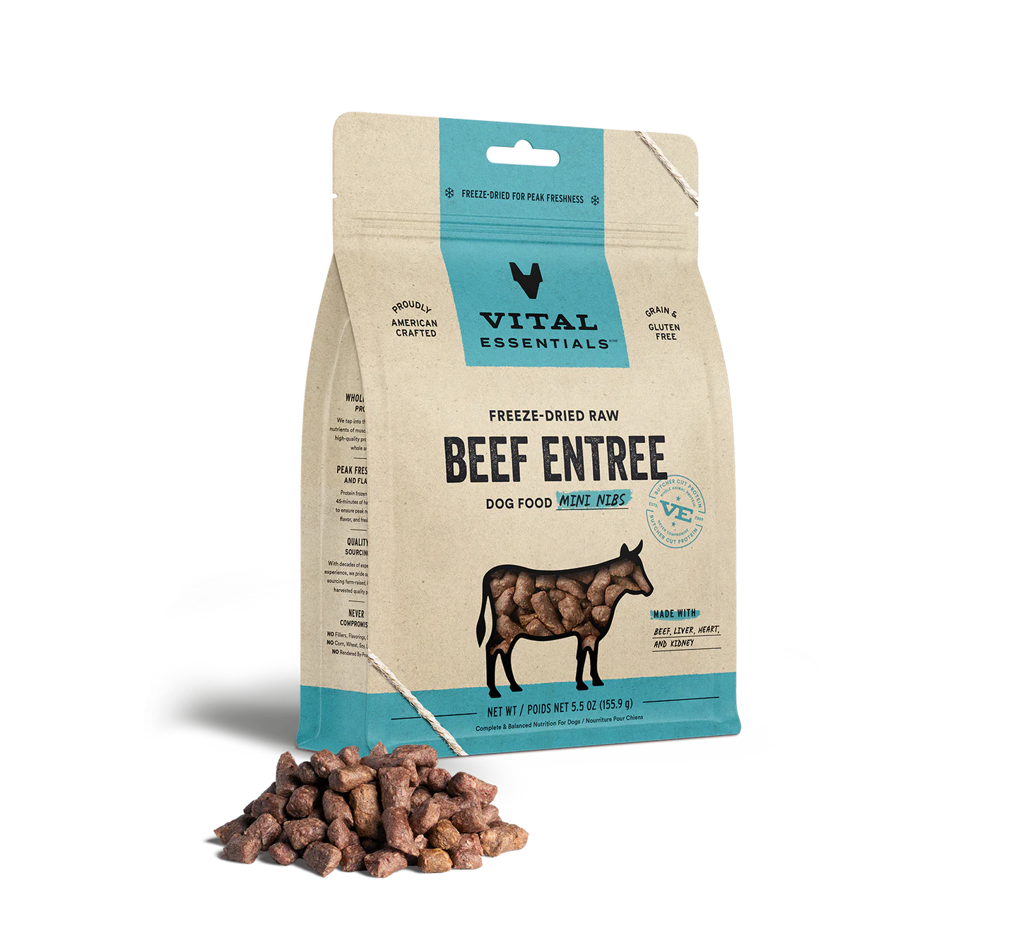 VE FDR Beef Entree Dog Food Mini Nibs