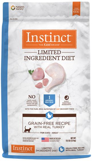 Instinct Limited Ingredient Diet Grain Free With Real Turkey Cat 11lb