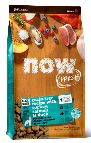 Now Fresh Grain Free Turkey, Salmon & Duck Large Breed Adult Dog