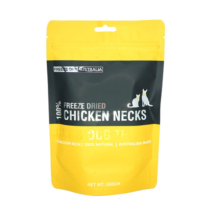 FDA FREEZE DRY CHICKEN NECKS 100GM