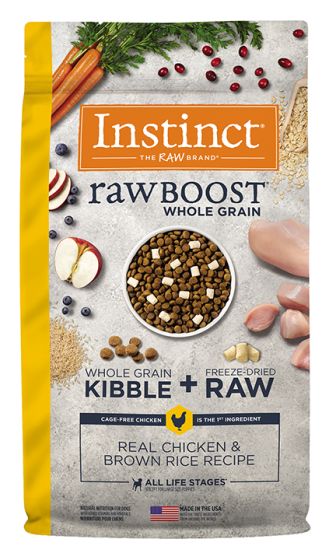 Instinct Raw Boost Whole Grain Real Chicken And Brown Rice Dog