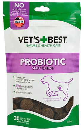 Vets Best Probiotic Soft Chews Dog 30pc