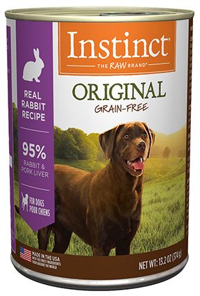 Instinct Original Grain Free Real Rabbit Dog 13.2oz*3pk