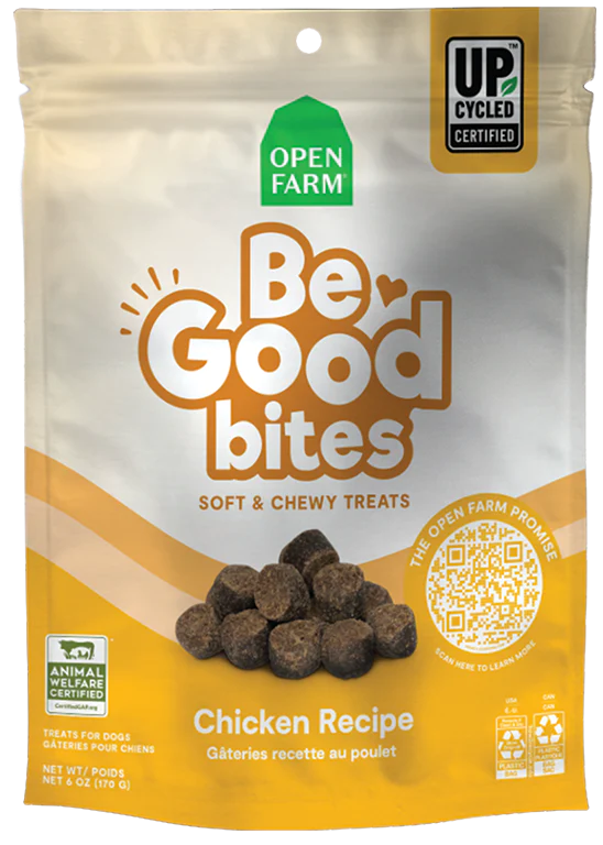 OPEN FARM® BE GOOD BITES SOFT & CHEWY DOG TREATS 6OZ