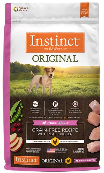 Instinct Original Grain Free With Real Chicken Small Breed Dog 11lb