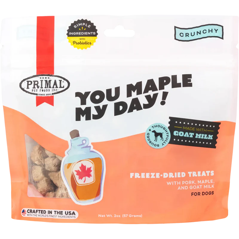 Primal You Maple My Day Pork And Maple With Goat Milk Dog 2oz