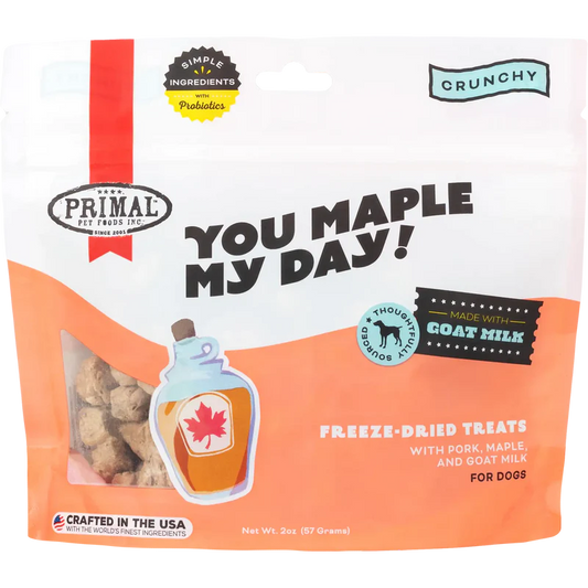 Primal You Maple My Day Pork And Maple With Goat Milk Dog 2oz