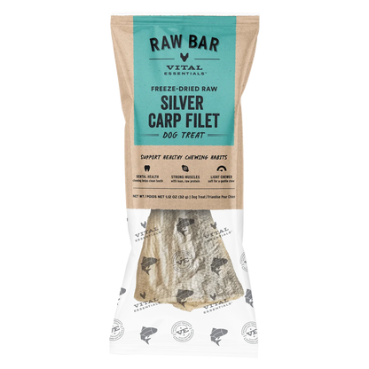 Vital Essentials® RAW BAR Freeze-Dried Raw Silver Carp Filet Dog Snacks