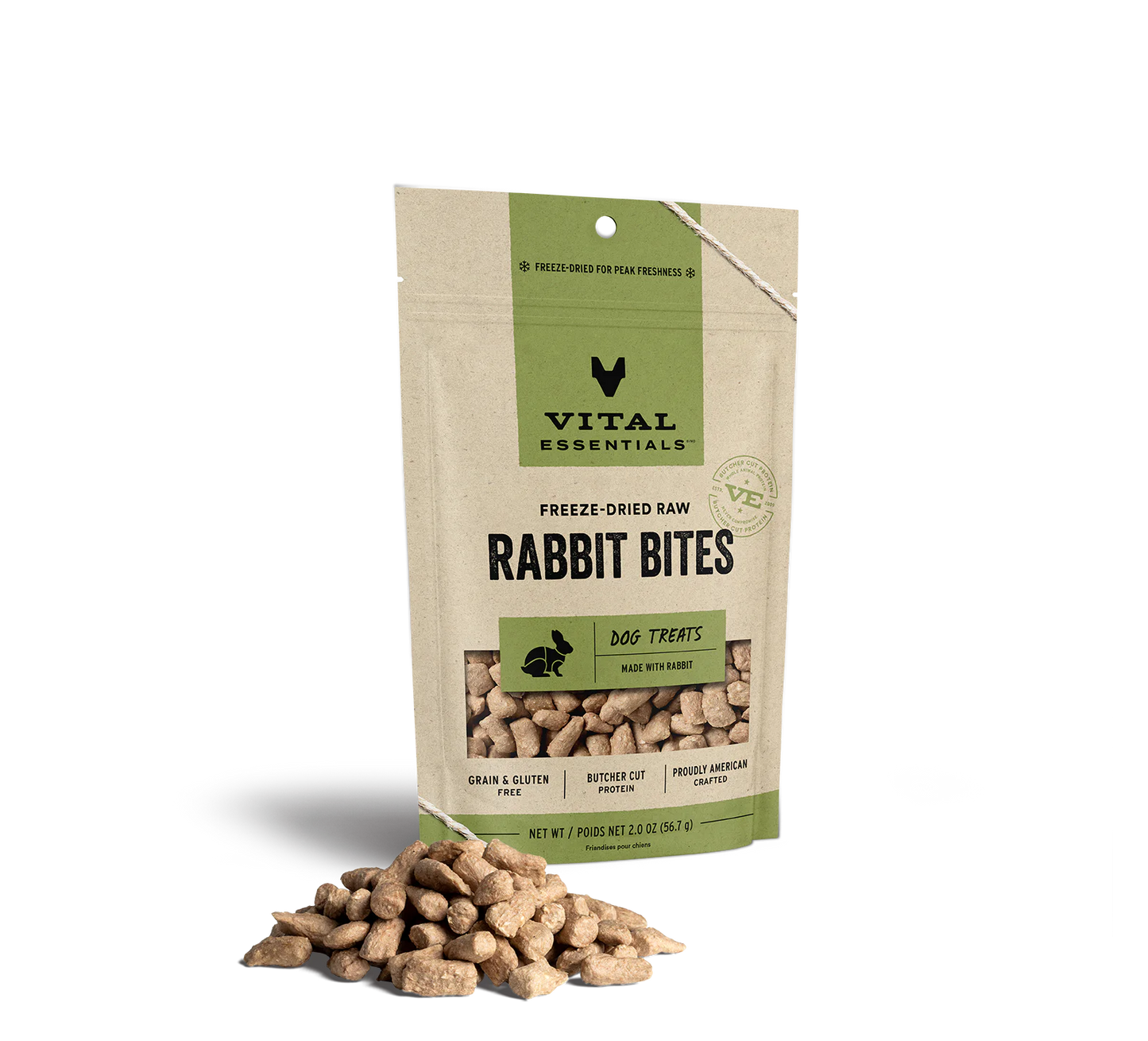 VE FDR Rabbit Bites Dog Treats