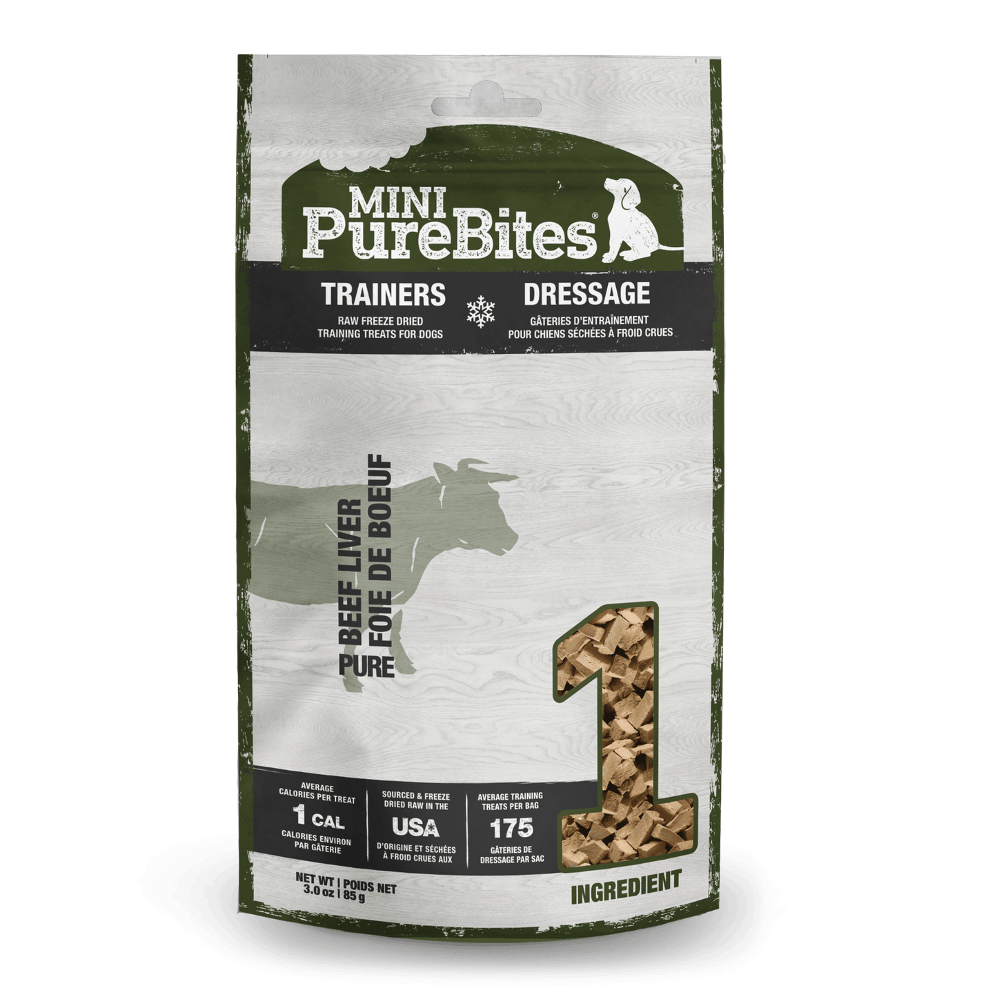 MINI-PUREBITES® TRAINERS BEEF LIVER FOR DOGS