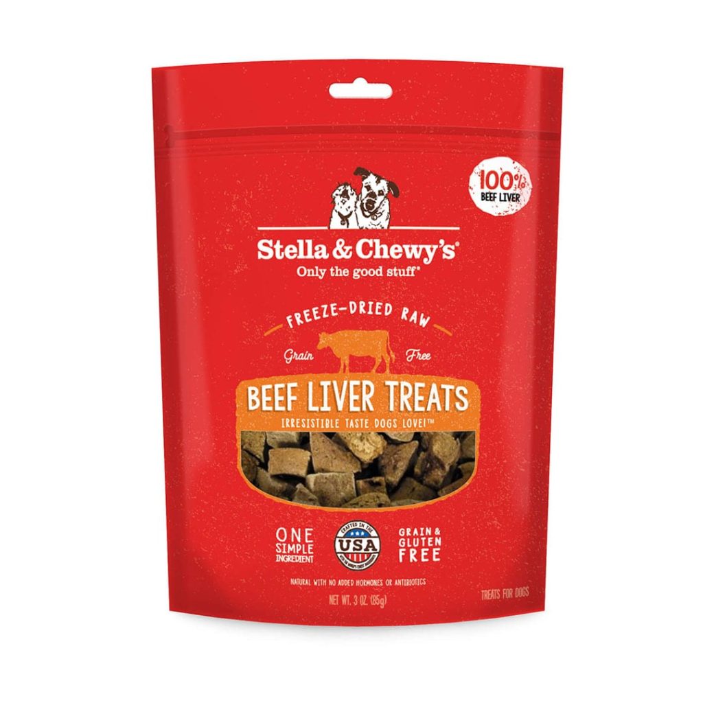 STELLA & CHEWY'S® SINGLE INGREDIENT DOG TREATS BEEF LIVER 3 OZ