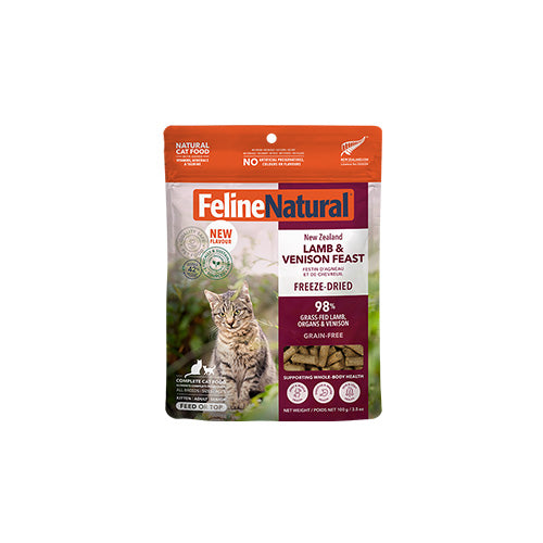 Feline Natural™ New Zealand Lamb & Venison Feast Freeze Dried Cat Food