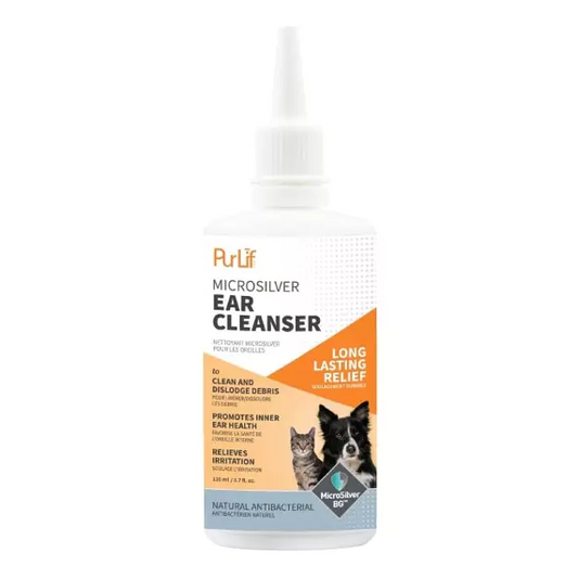 PurLif Pet MicroSilver Ear Cleanser 110ml