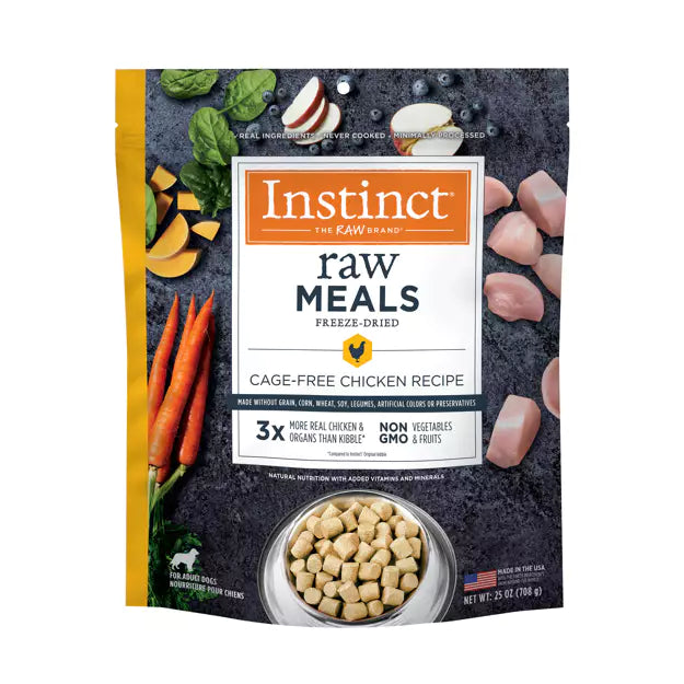 Instinct Freeze-Dried Raw Meals Grain-Free Dog Food Chicken Recipe