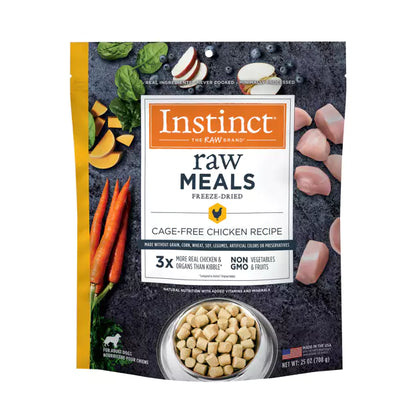 Instinct Freeze-Dried Raw Meals Grain-Free Dog Food Chicken Recipe