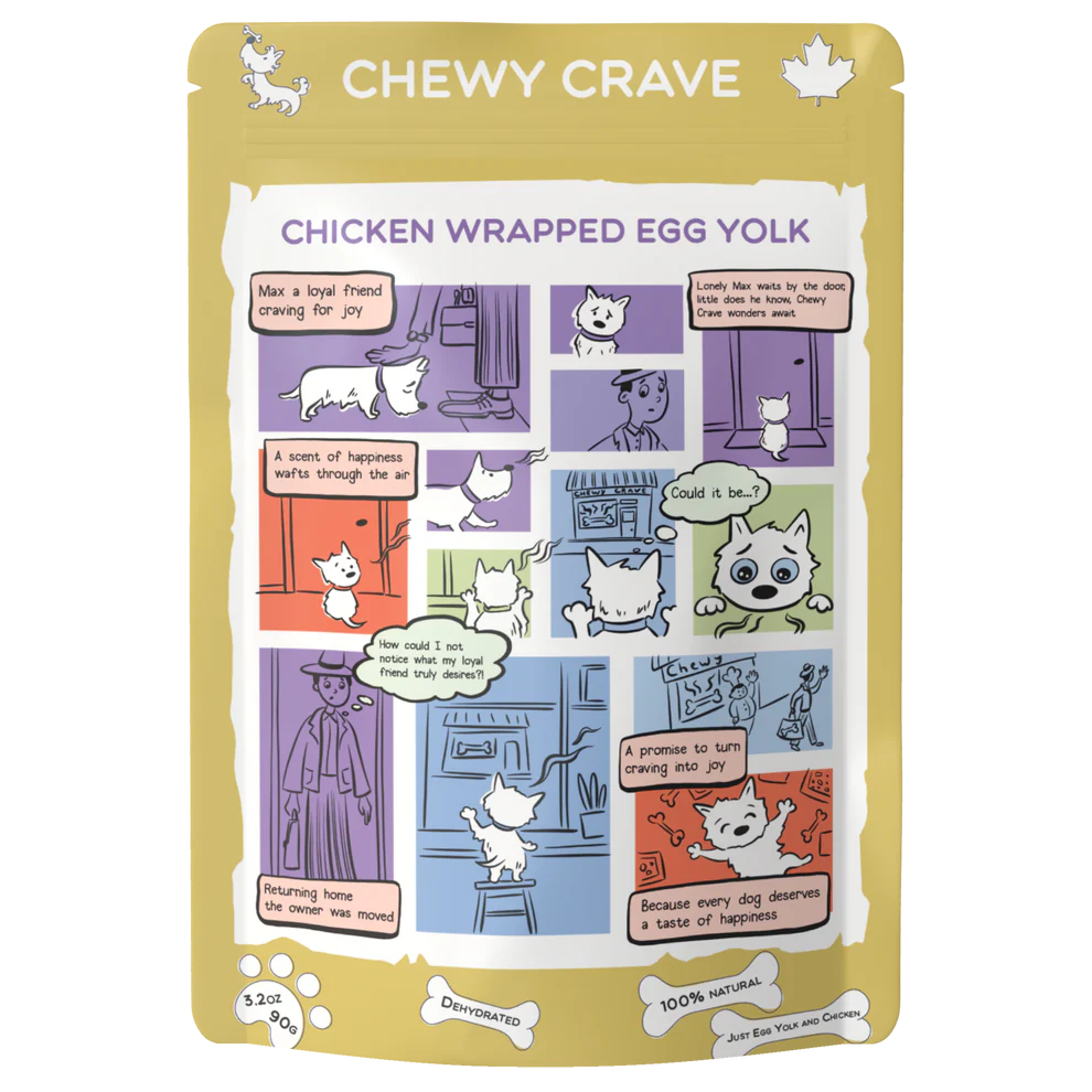 Chewy Crave Chicken Wrapped Egg Yolk 90g